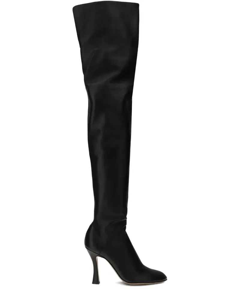 Petar Petrov round toe overknee boots - Schwarz Schwarz
