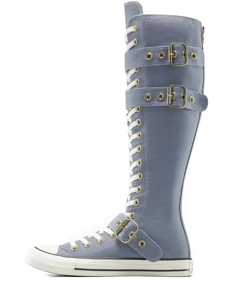 Converse Schnürstiefel mit Schnallenriemen - Blau Blau