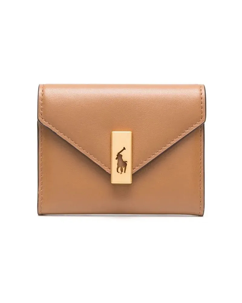 Ralph Lauren Portemonnaie mit Logo-Schnalle - Braun Braun
