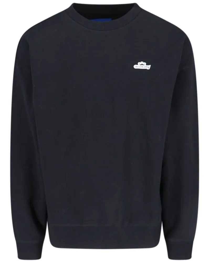 AWAKE NY Sweatshirt mit Logo-Patch - Schwarz Schwarz