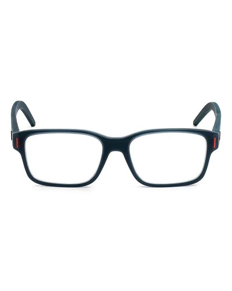 TAG Heuer Brille mit eckigem Gestell - Blau Blau