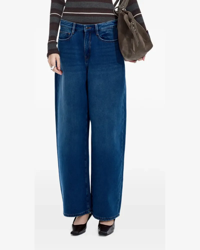 JNBY High-Waist-Jeans mit Bananenschnitt - Blau Blau