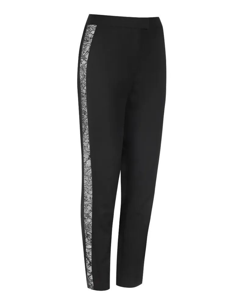 Maison Close Gestreifte Hose - Schwarz Schwarz