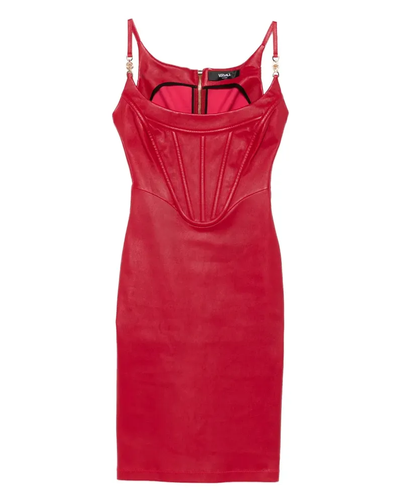 Versace Medusa '95 Midikleid mit Corsage - Rot Rot