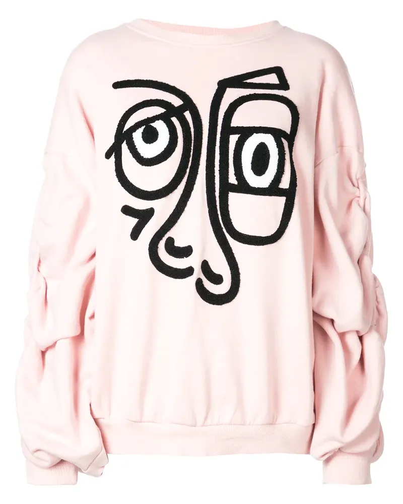 Haculla Sweatshirt mit lockerem Schnitt - Rosa Rosa