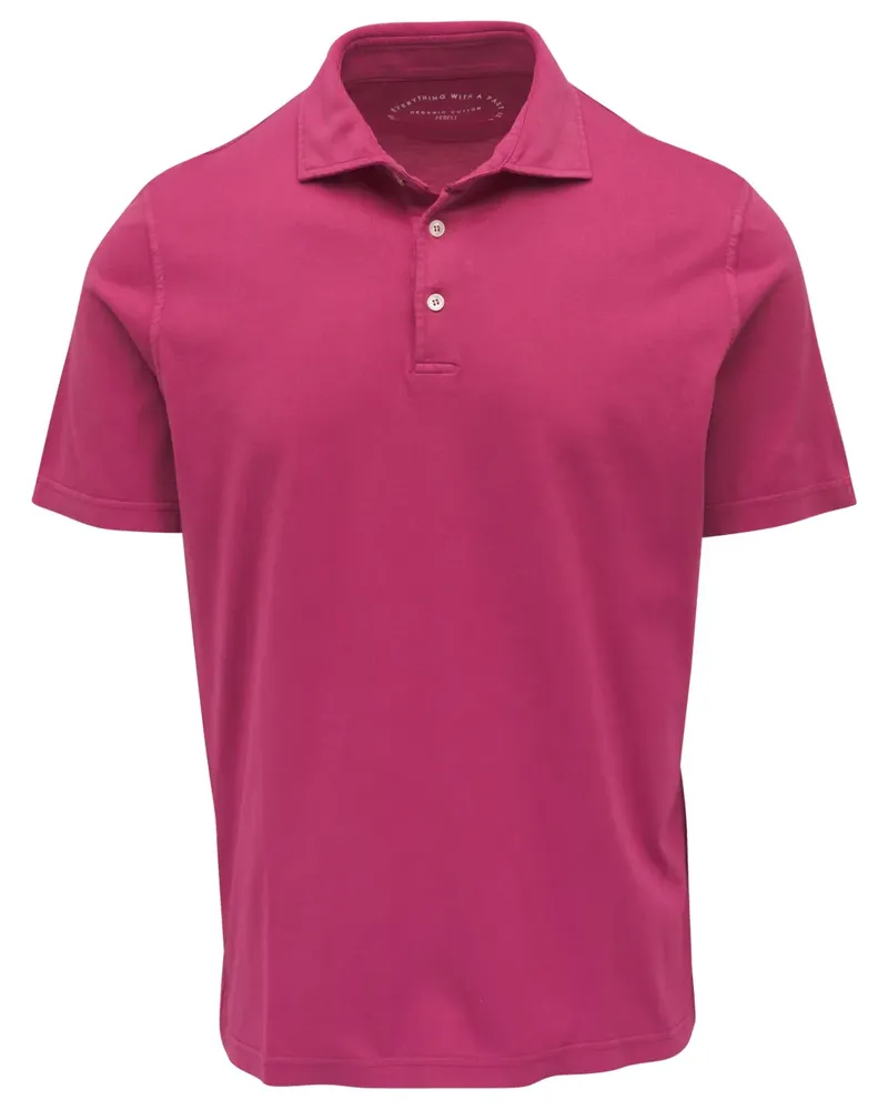 Fedeli Poloshirt aus Jersey - Rosa Rosa
