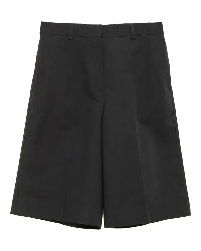 Totême Shorts mit weitem Bein - Schwarz Schwarz