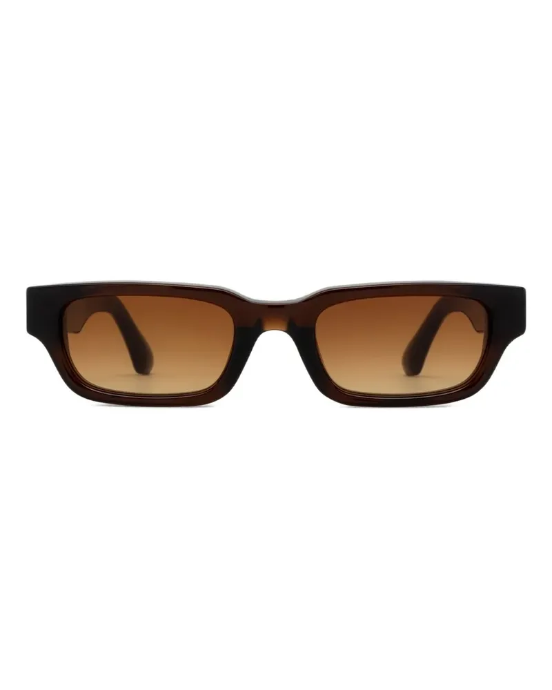 CHIMI 10 Core Sonnenbrille mit eckigem Gestell - Braun Braun