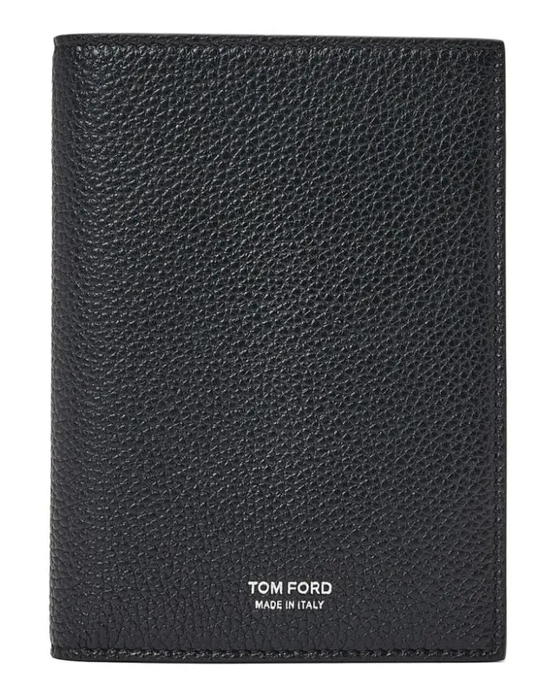 Tom Ford Kartenetui mit Logo - Schwarz Schwarz
