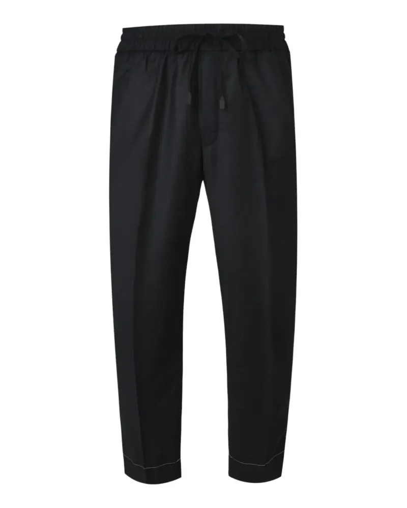 Brioni Asolo drawstring-waist trousers - Schwarz Schwarz