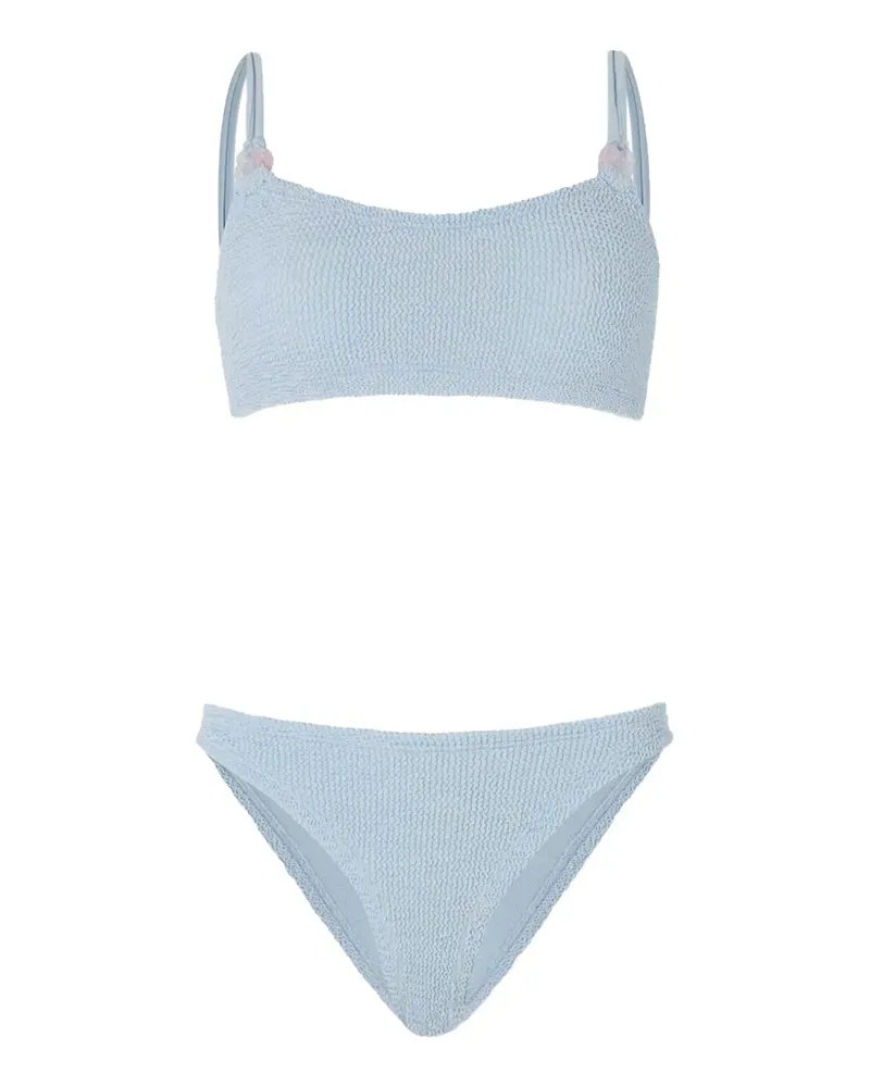 Hunza G Cassie Bikini mit Perlen - Blau Blau