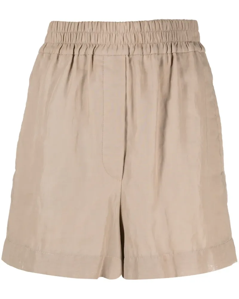 Brunello Cucinelli Shorts mit Stretchbund - Nude Nude