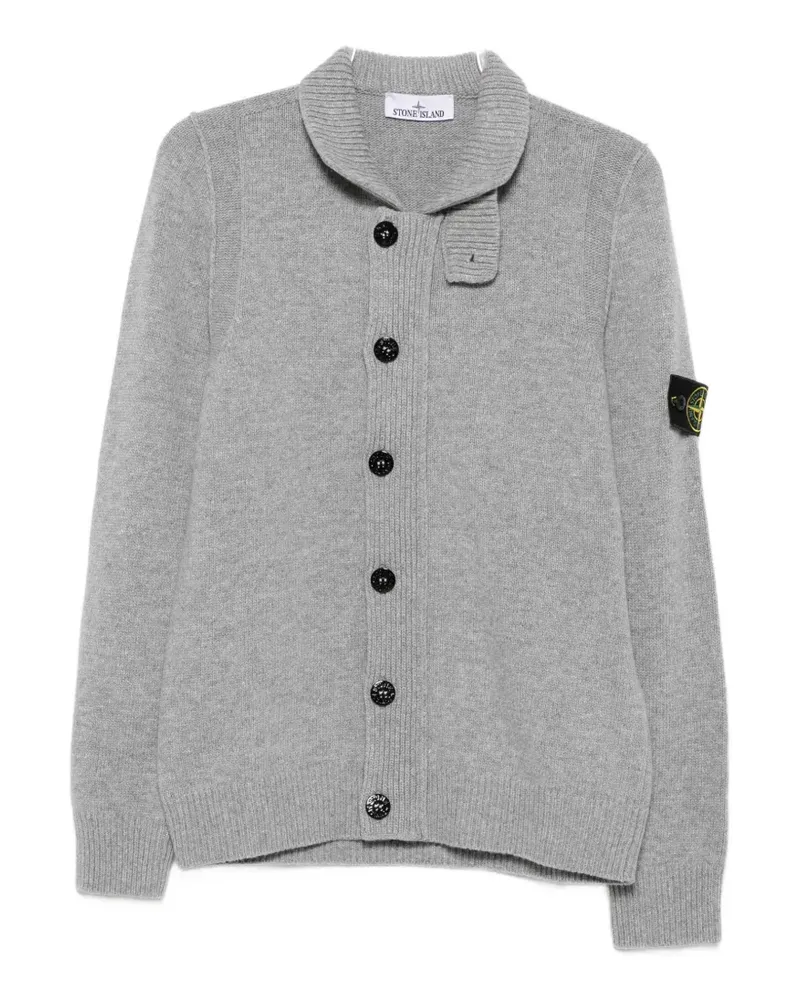 Stone Island Pullover mit Logo-Patch - Grau Grau