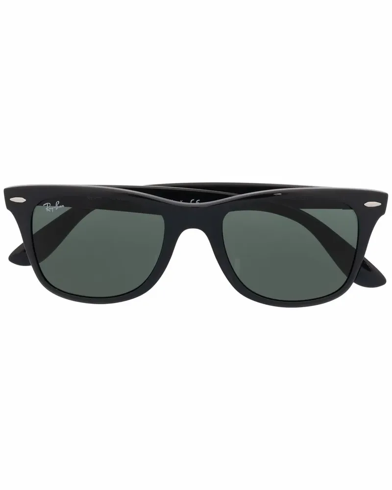 Ray Ban Sonnenbrille mit eckigem Gestell - Schwarz Schwarz