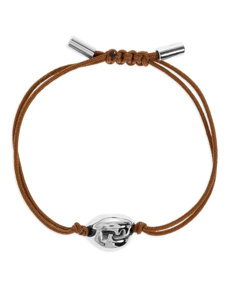 Fendi Kordelarmband mit Muscheldetail - Silber Silber