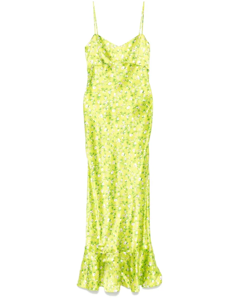 Saloni Mimi Maxikleid - Grün Grün