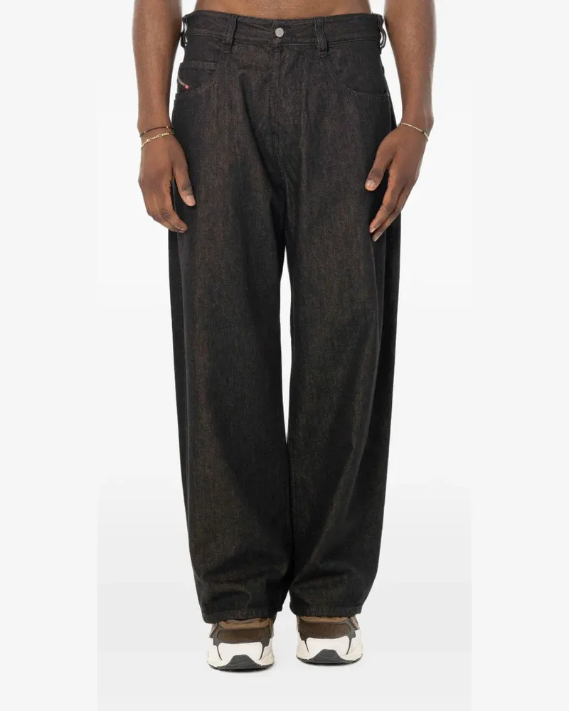 Diesel 1997 D-Enim Wide-Leg-Jeans - Schwarz Schwarz