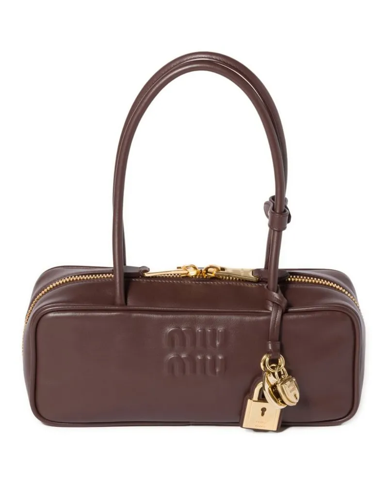 Miu Miu Beau Schultertasche - Braun Braun