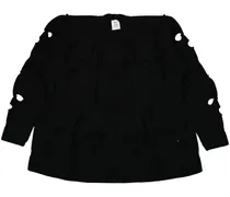 Balaclava Pullover aus Wolle - Schwarz