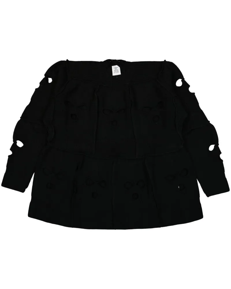 VETEMENTS Balaclava Pullover aus Wolle - Schwarz Schwarz