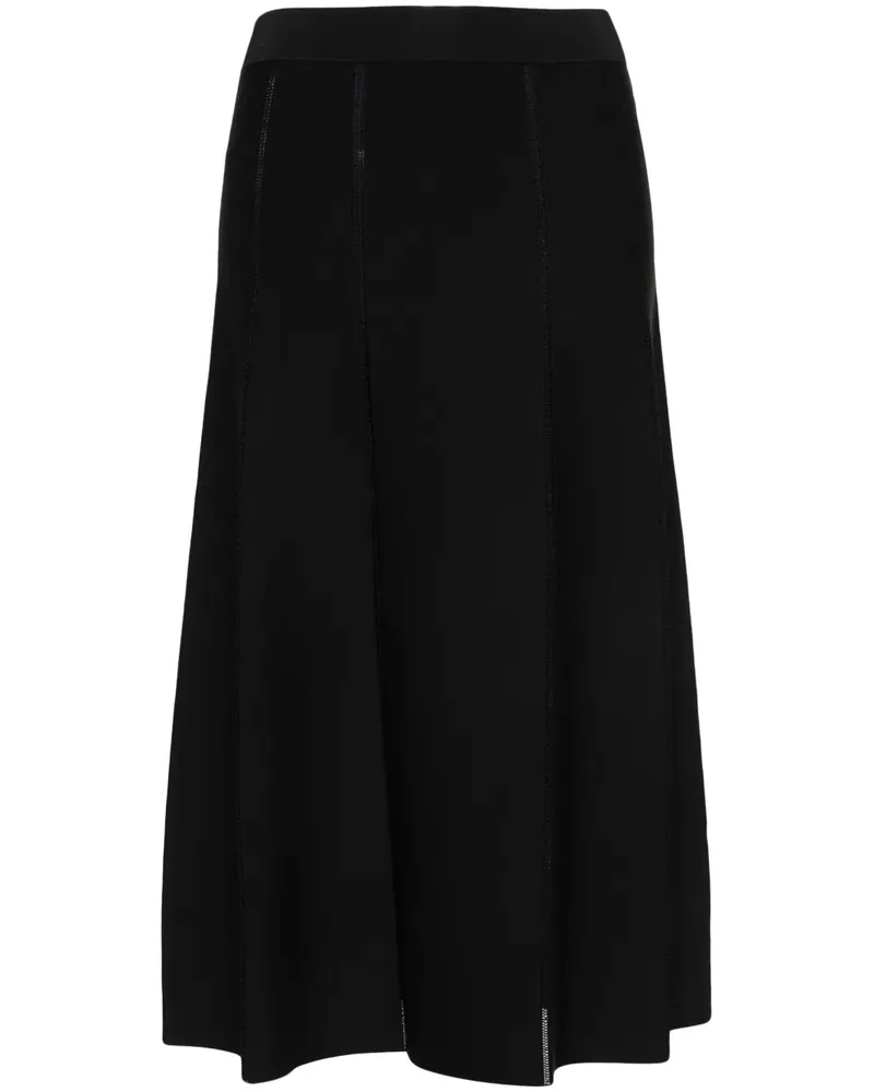 Zimmermann Gerippter Strickrock - Schwarz Schwarz