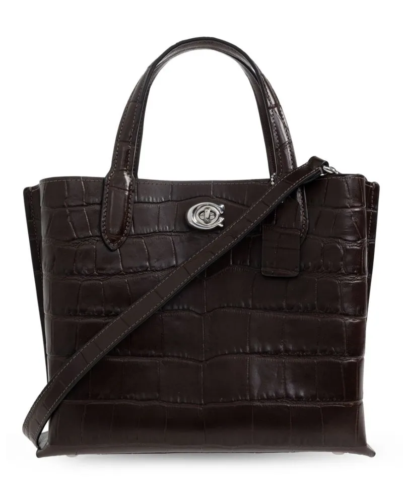 Coach Willow 24 Shopper Braun