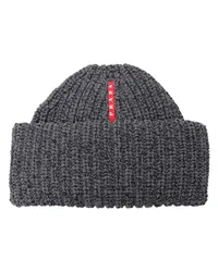 Prada Linea Rossa Beanie Grau