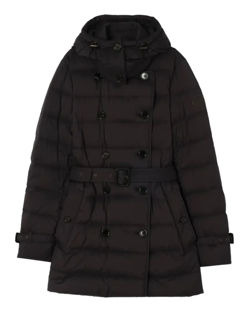 Burberry short nylon Audley puffer coat - Schwarz Schwarz