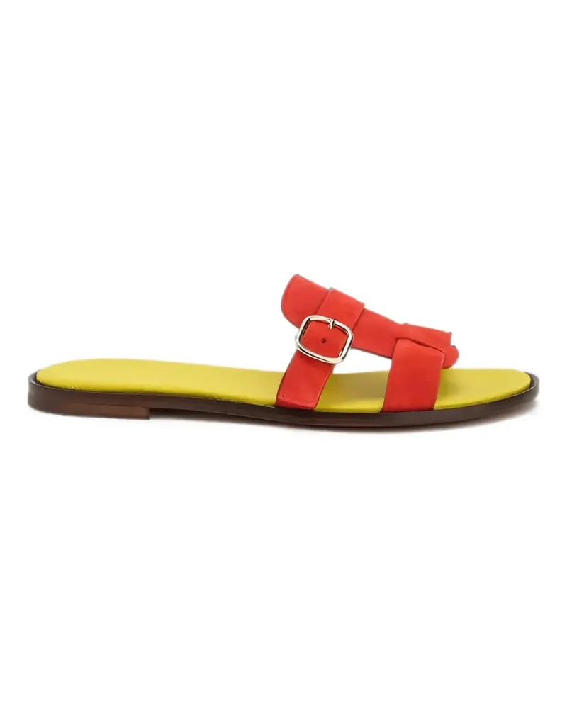Doucal´s buckle-fastening leather sandals - Rot Rot