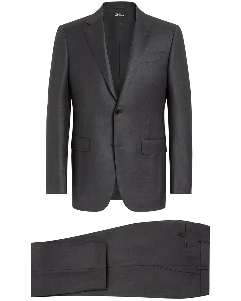 Ermenegildo Zegna Einreihiger Trofeo Anzug - Grau Grau