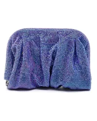 Benedetta Bruzziches Kleine Venus Clutch mit Kristallen Blau