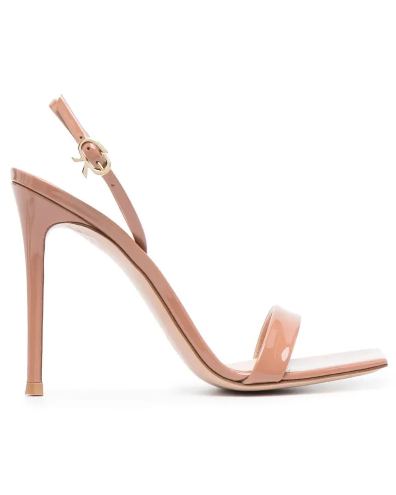 Gianvito Rossi Ribbon Sandalen 105mm - Nude Nude