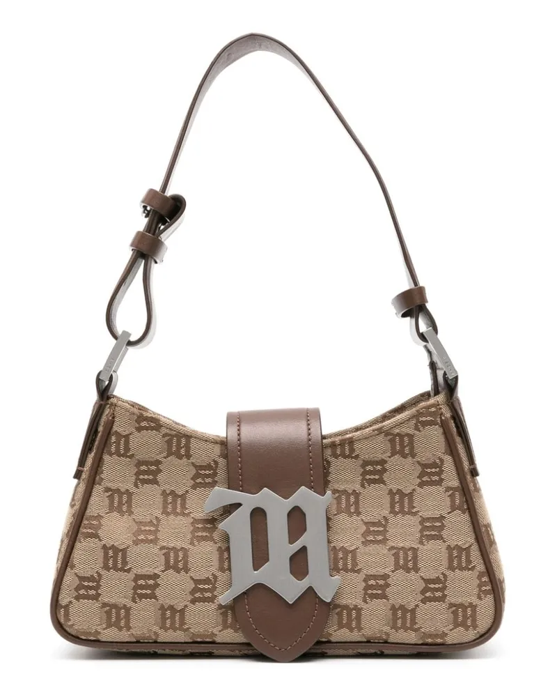 MISBHV Shopper aus Monogramm-Jacquard - Nude Nude