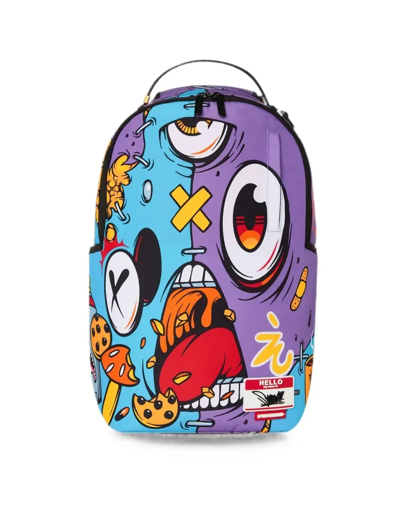 Sprayground x SH11NA01 Beyond Shark Rucksack mit Reißverschluss - Violett Violett