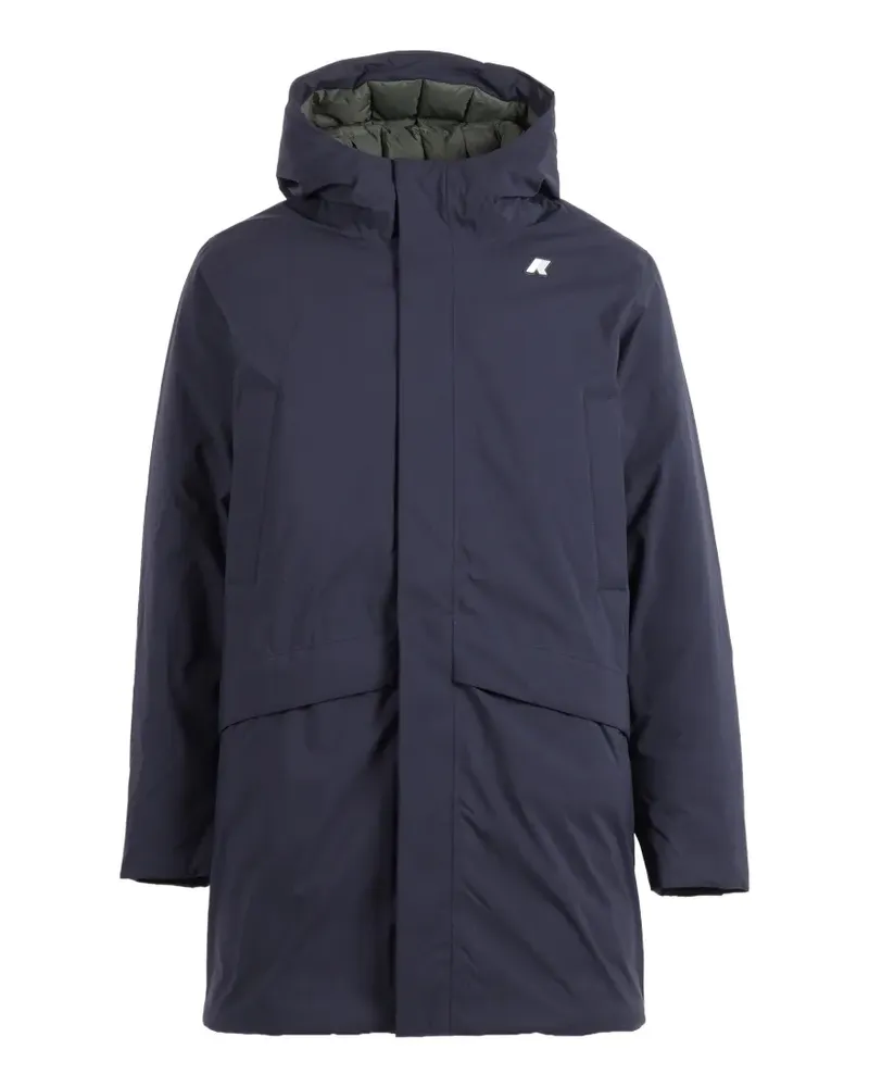 K-Way Jarno St Thermo hooded coat - Blau Blau