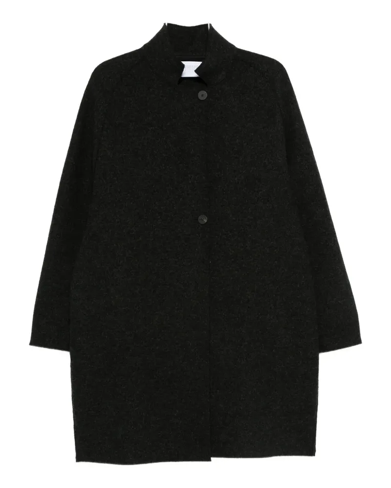 Harris Wharf London Einreihiger Mantel - Grau Grau