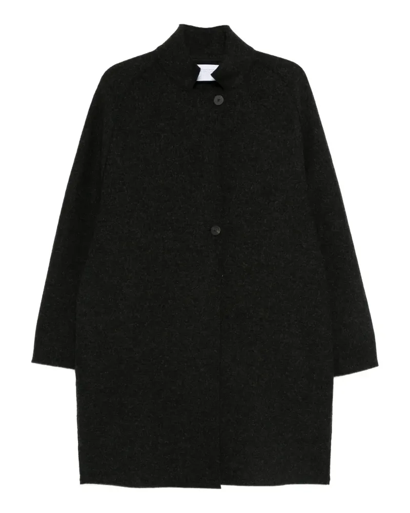 Harris Wharf London Einreihiger Mantel - Grau Grau