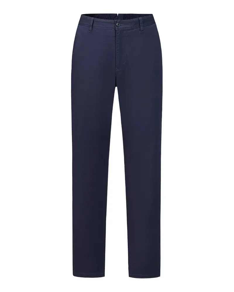 Shanghai Tang garment-dyed cotton trousers - Blau Blau
