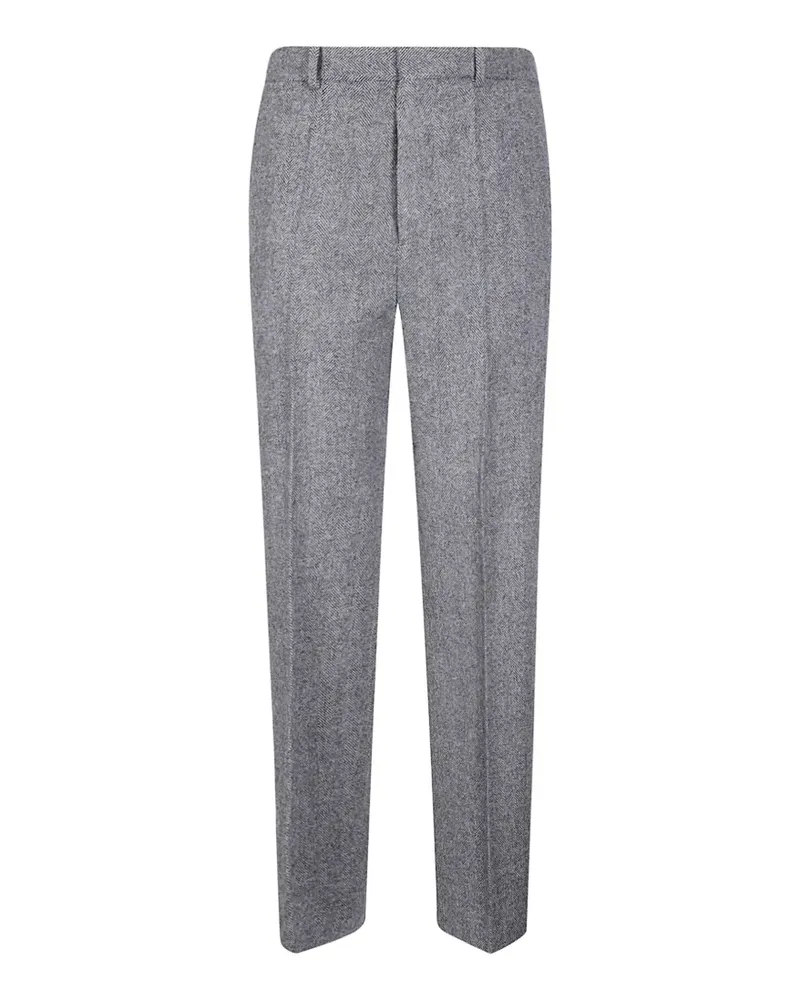 Maison Margiela herringbone-pattern trousers - Grau Grau