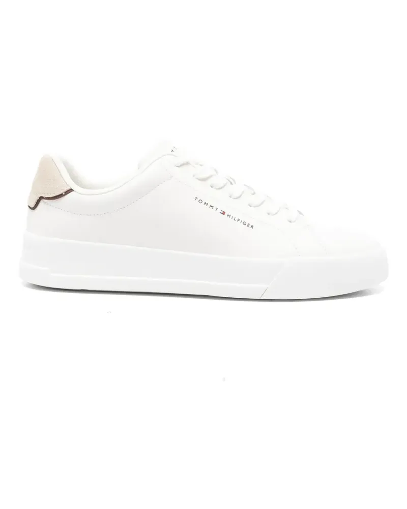 Tommy Hilfiger leather sneakers - Weiß Weiß