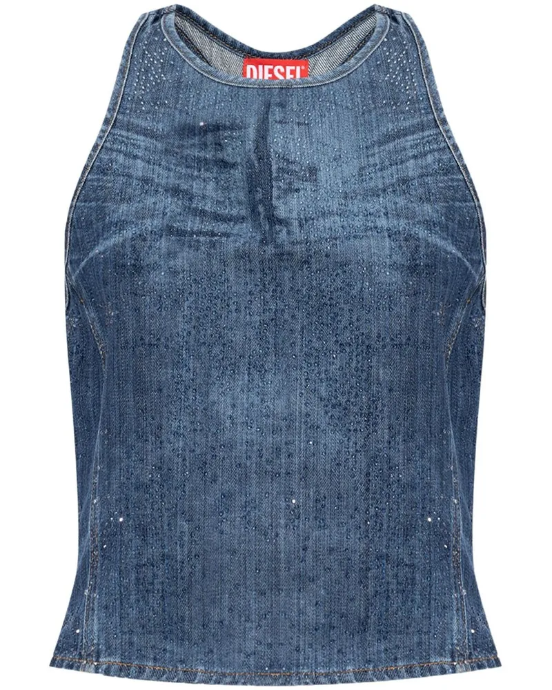 Diesel De-Plaque Tanktop - Blau Blau