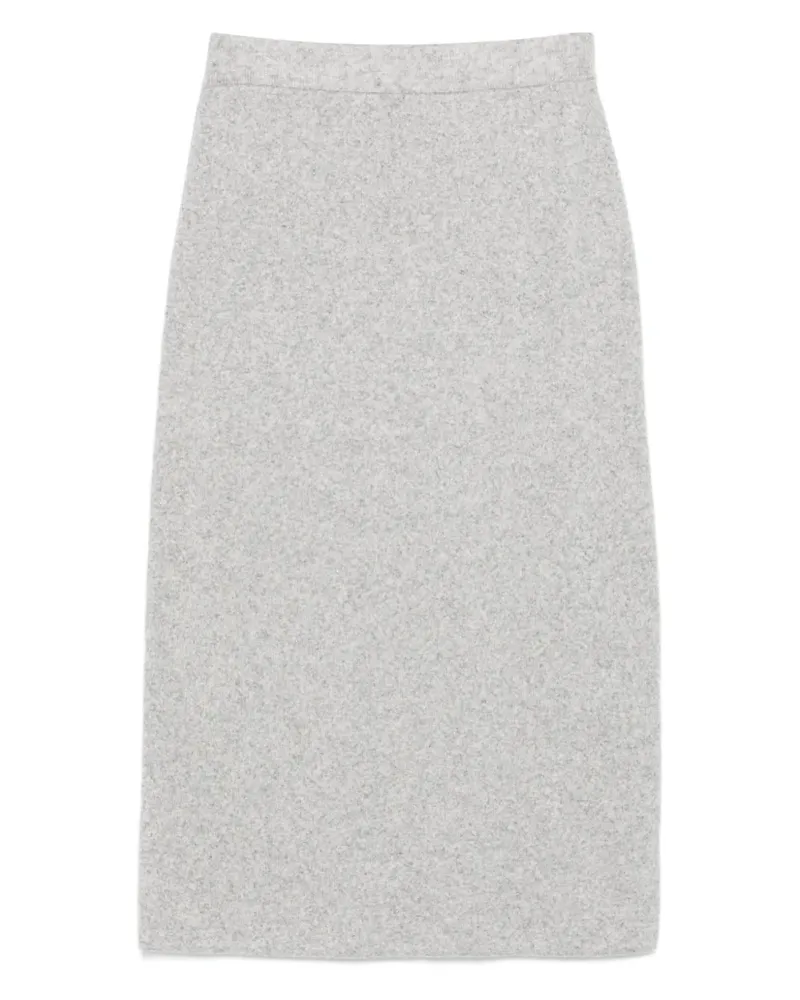 Seventy Mittellanger Bleistiftrock - Grau Grau