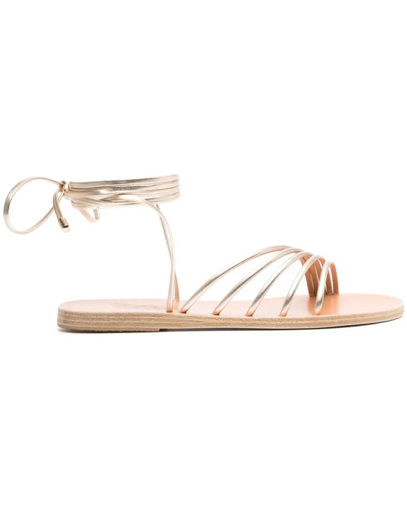 Ancient Greek Sandals Ipoliti Sandalen mit Knöchelband - Gold Gold