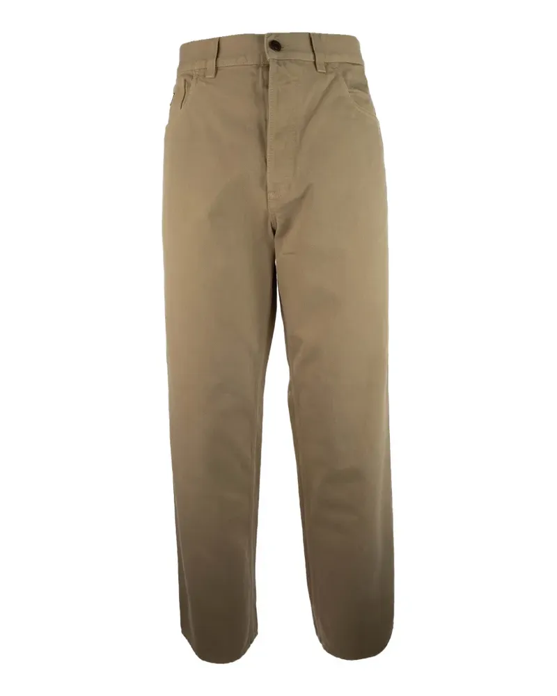 Prada Jeans mit Logo-Schild - Braun Braun