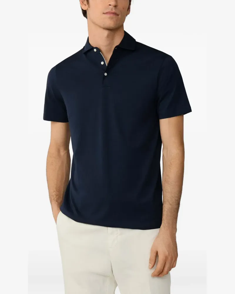 Hackett cotton polo shirt - Blau Blau