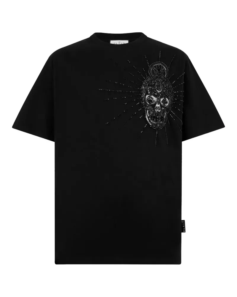 Philipp Plein T-Shirt mit rundem Ausschnitt - Schwarz Schwarz