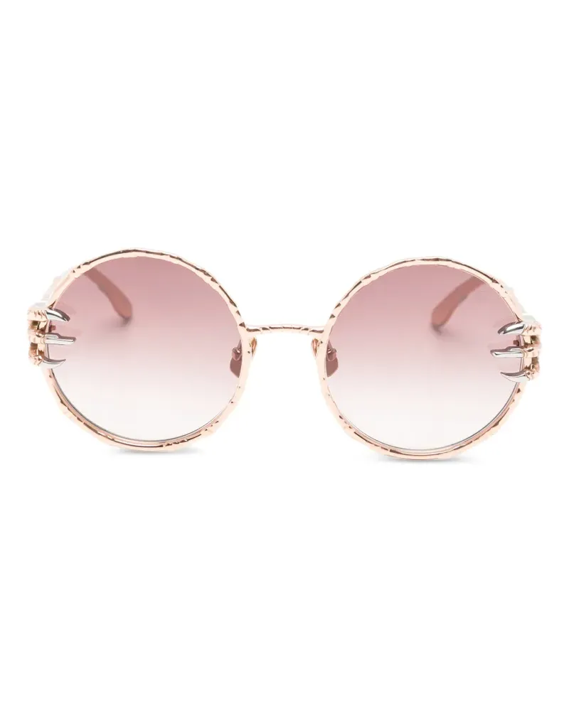 Anna-Karin Karlsson The Claw The Moon Sonnenbrille mit rundem Gestell - Gold Gold