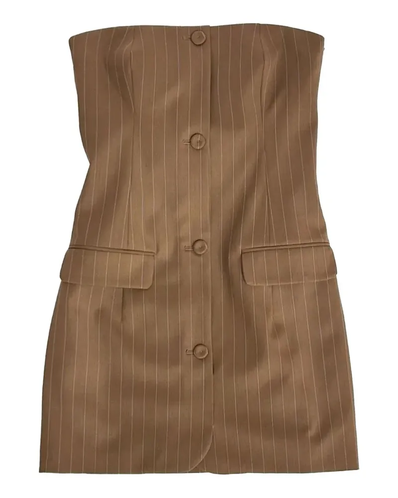 Jean Paul Gaultier pinstripe mini dress - Braun Braun