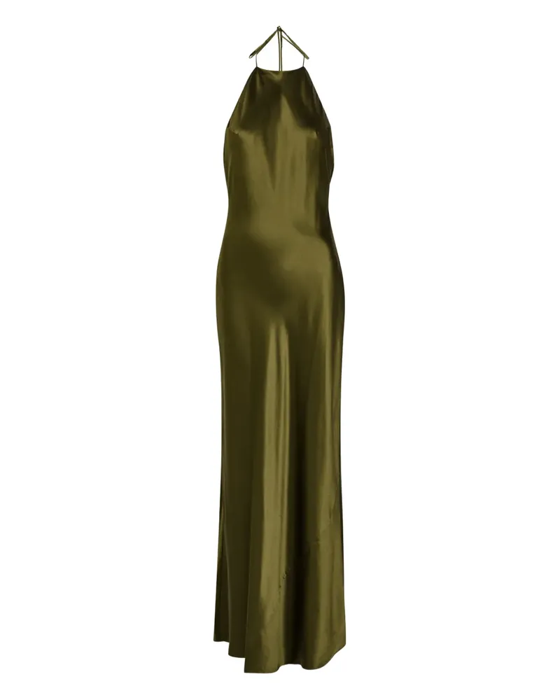 Reformation Jeany halterneck maxi dress - Grün Grün