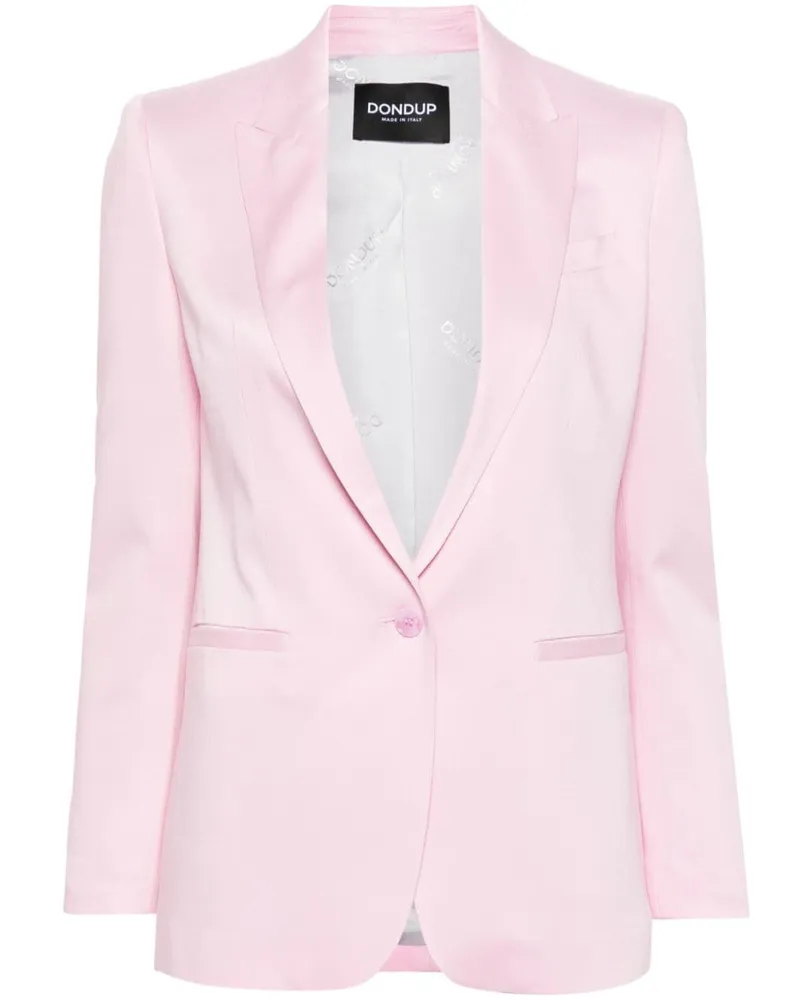 Dondup Einreihiger Blazer Rosa